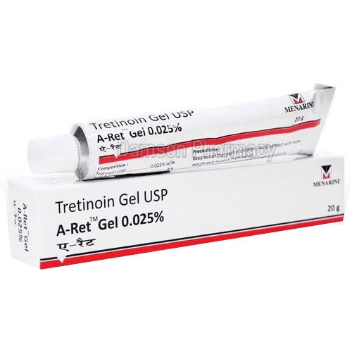 A Ret 0.025% Tretinoin Gel 20gm A Ret 0.025 Tretinoin Gel 20gm