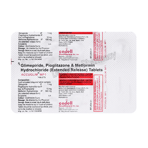 Accuglim MP 1mg Tablet Accuglim MP 1mg Tablet 2