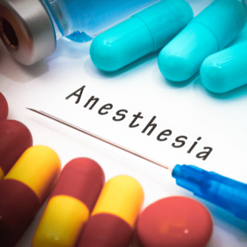 Medical setup for anesthesia before surgery