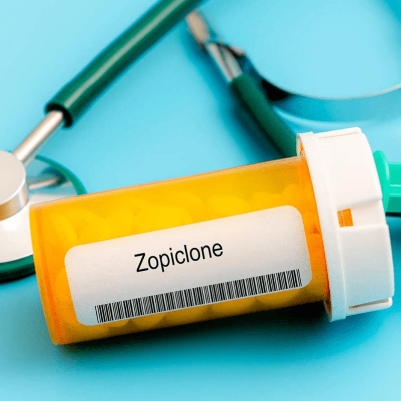 Zopiclone sleeping pills with moon and stars icon