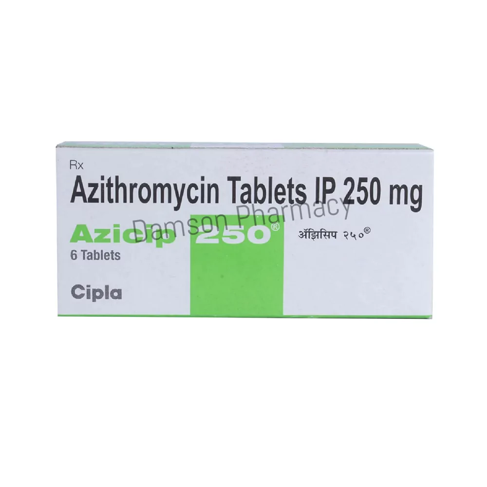 Azicip 250mg Azithromycin Tablets Azicip 250mg Azithromycin Tablet 1