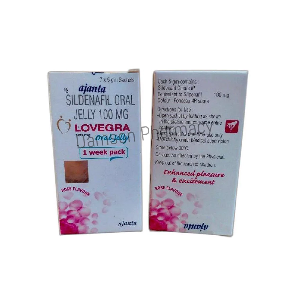 Lovegra Oral Jelly 100mg Lovegra Oral Jelly 100mg