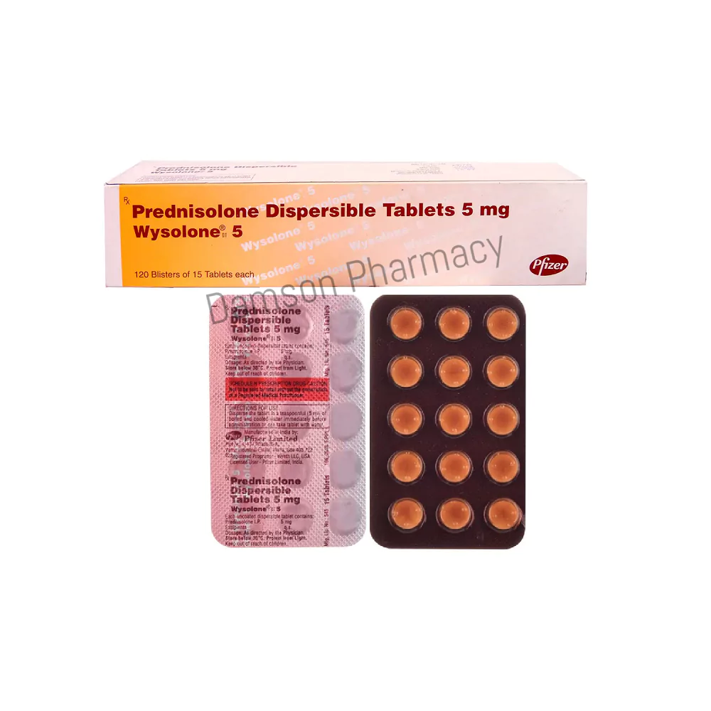 Wysolone 5mg Prednisolone DT Tablets Wysolone 5mg Prednisolone DT Tablets