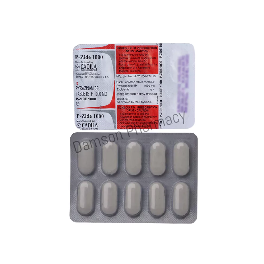P-Zide 1000mg Pyrazinamide Tablets P-Zide 1000mg Pyrazinamide Tablets