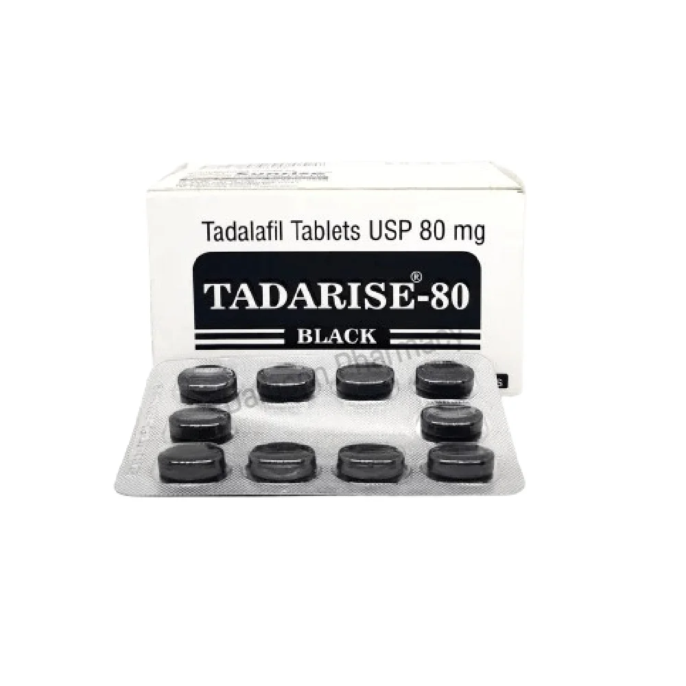 Tadarise Black 80mg Tadalafil Tablets Tadarise Black 80mg Tadalafil Tablets