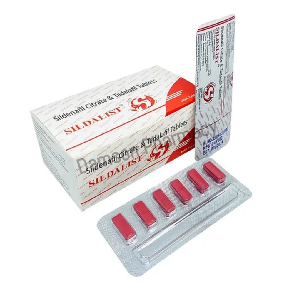 Sildalist 120mg Sildenafil & Tadalafil Tablets Sildalist 120mg Sildenafil Citrate & Tadalafil Tablets