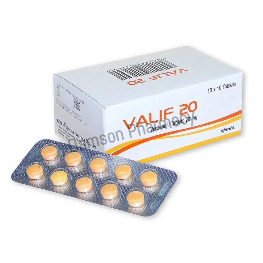 Valif 20mg Vardenafil Tablets Valif 20mg Vardenafil Tablets