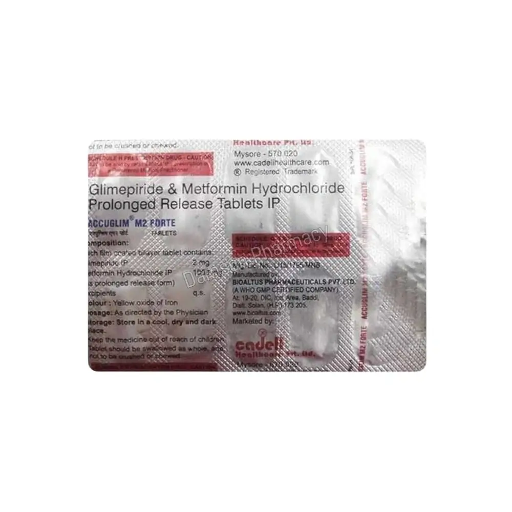 Accuglim M2 Forte Tablet Accuglim M2 Forte Tablet 1