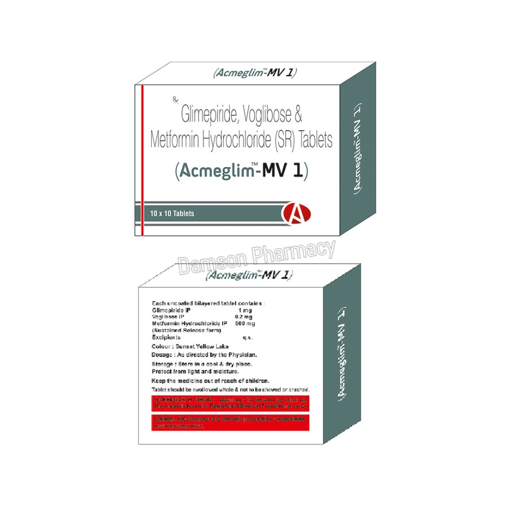 Acmeglim MV 1 Tablet Acmeglim MV 1 Tablet 1