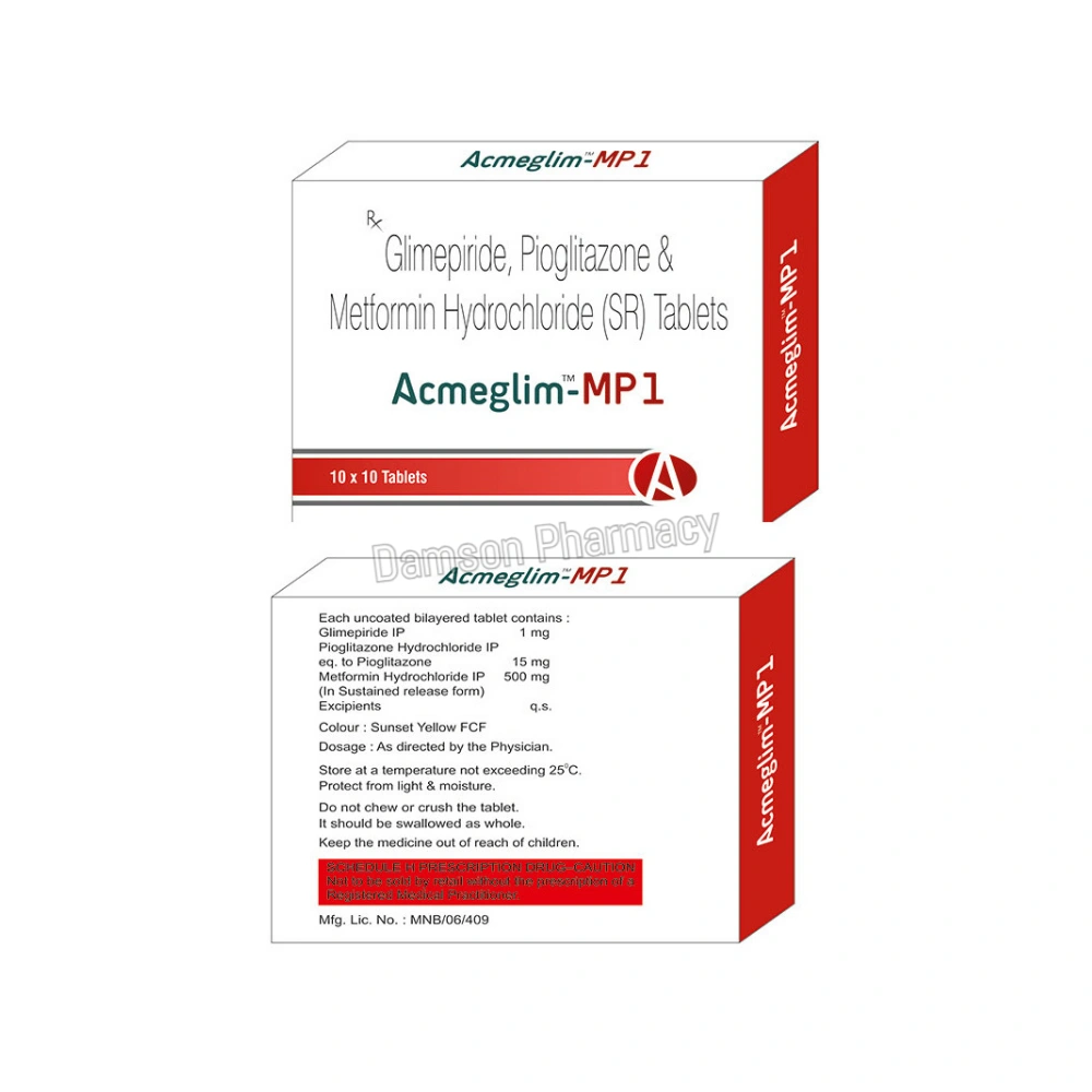 Adglim MP1 Tablet Adglim MP 1mg Tablet 2
