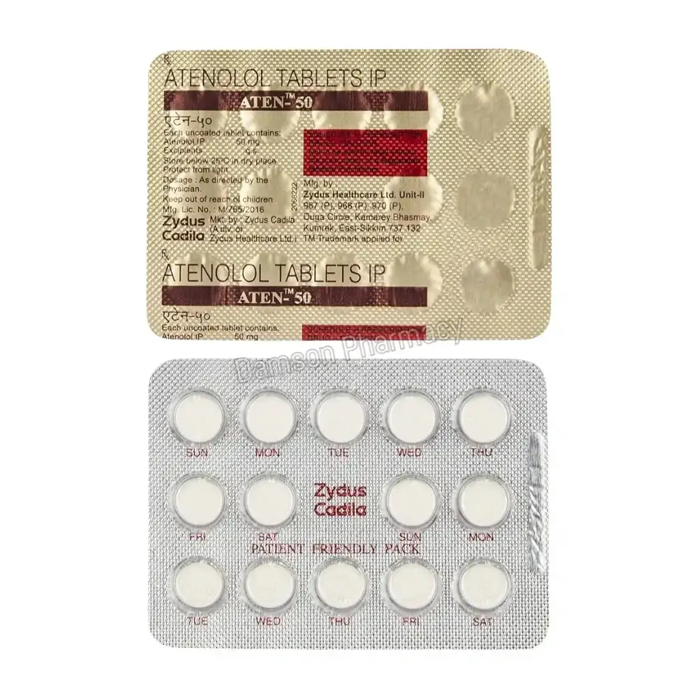 Aten 50mg Tablets Aten 50mg Tablets 2