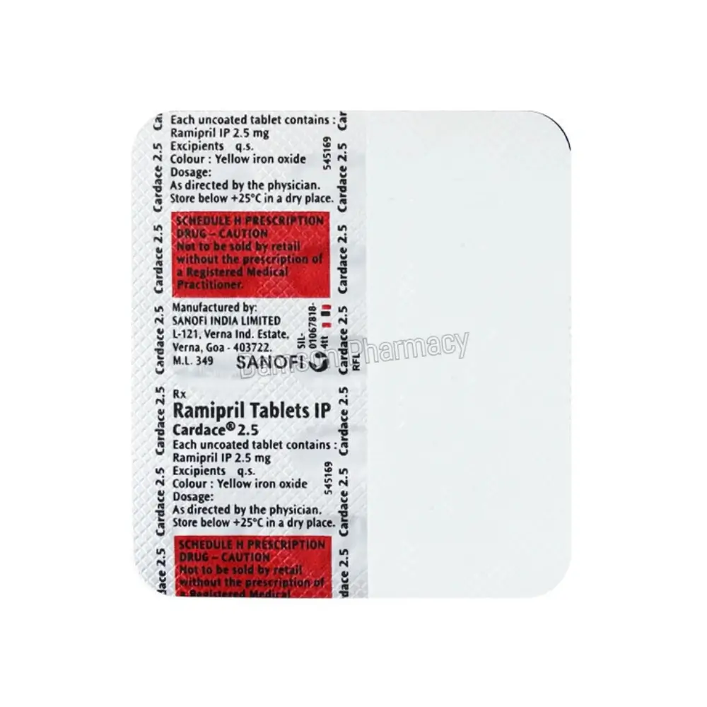 Cardace 2.5mg Tablets Cardace 2.5mg Tablets 1