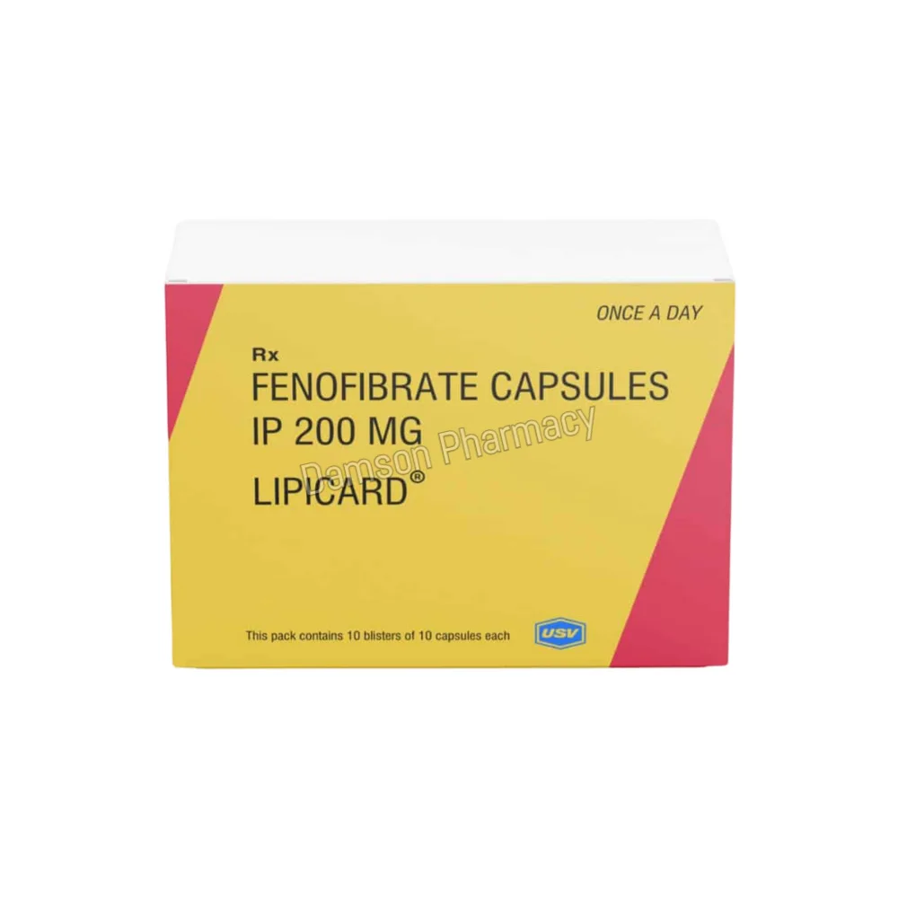 Lipicard 200mg Capsules Lipicard 200mg Capsules