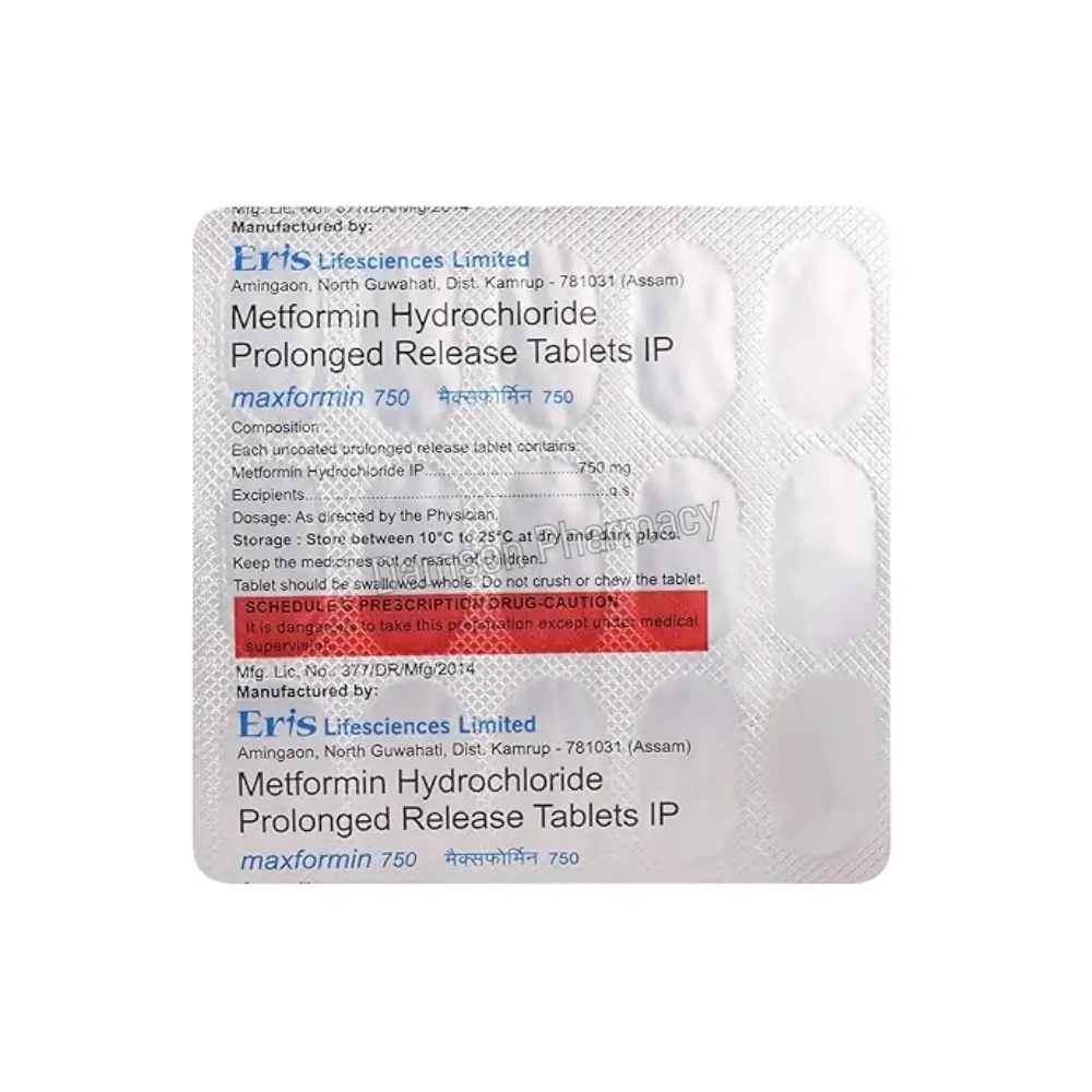 Maxformin 750mg Tablet Maxformin 750mg Tablet 1