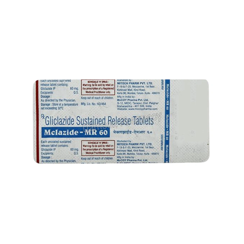 Mclazide MR 60mg Tablet Mclazide MR 60mg Tablet 3