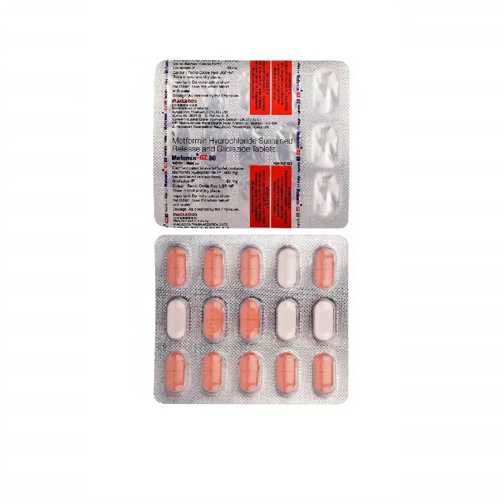Mefomin GZ 80mg Tablet Mefomin GZ 80mg Tablet 1