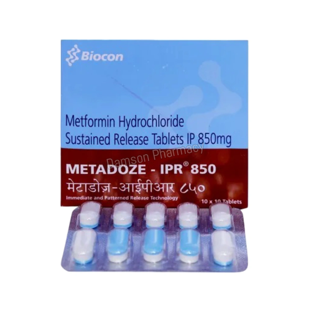 Metadoze IPR 850mg Tablet Metadoze IPR 850mg Tablet 2