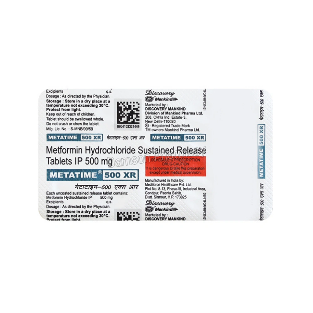 Metatime-500mg XR Tablet Metatime-500mg XR Tablet 2