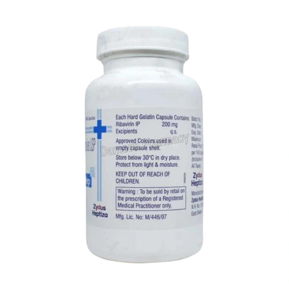 Ribahep Ribavirin 200mg Capsules Ribahep Ribavirin 200mg Capsules 2
