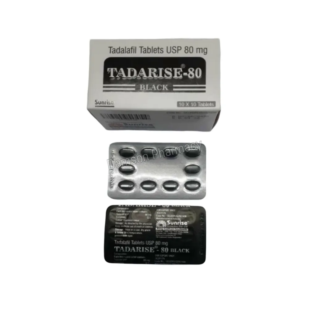 Tadarise Black 80mg Tadalafil Tablets Tadarise Black 80mg Tadalafil Tablets 1