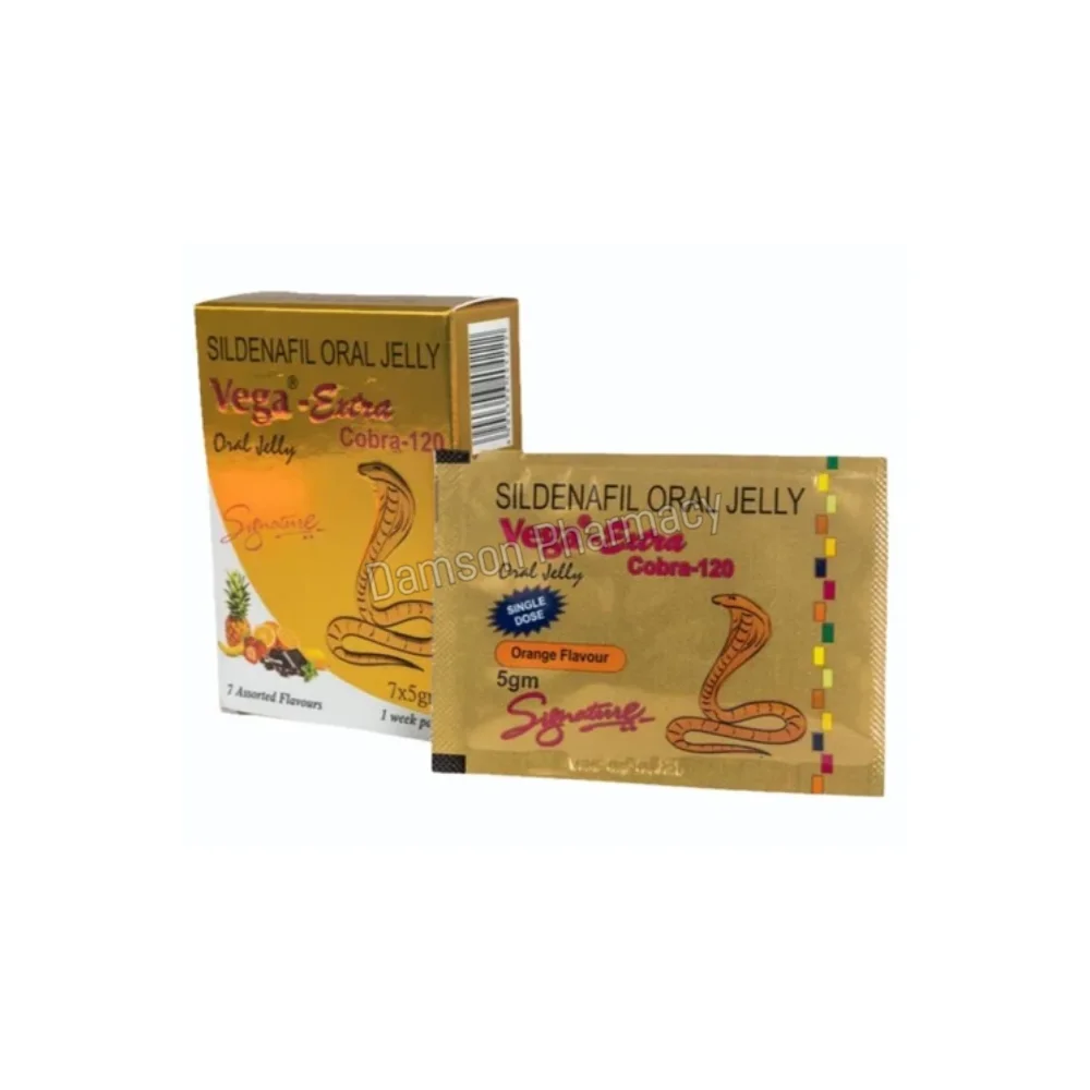 Vega Extra Cobra 120mg Sildenafil Oral Jelly Vega Extra Cobra 120mg Sildenafil Oral Jelly 1