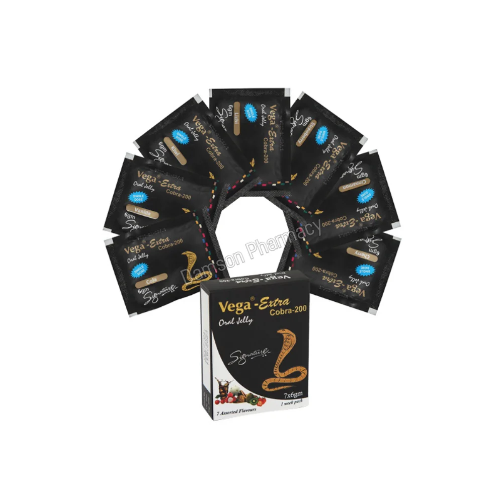 Vega Extra Cobra 200mg Sildenafil Oral Jelly Vega Extra Cobra 200mg Sildenafil Oral Jelly 1