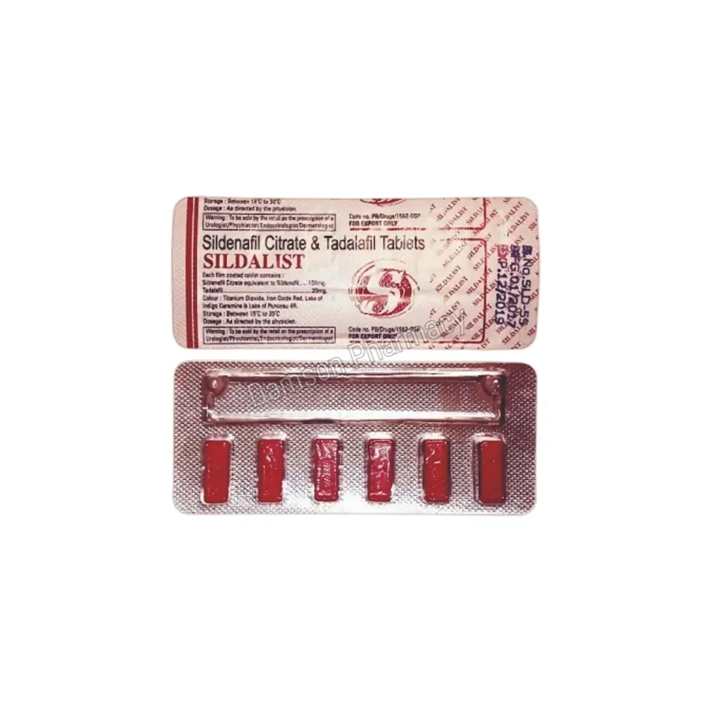 Sildalist 120mg Sildenafil & Tadalafil Tablets Sildalist 120mg Sildenafil & Tadalafil Tablets 2