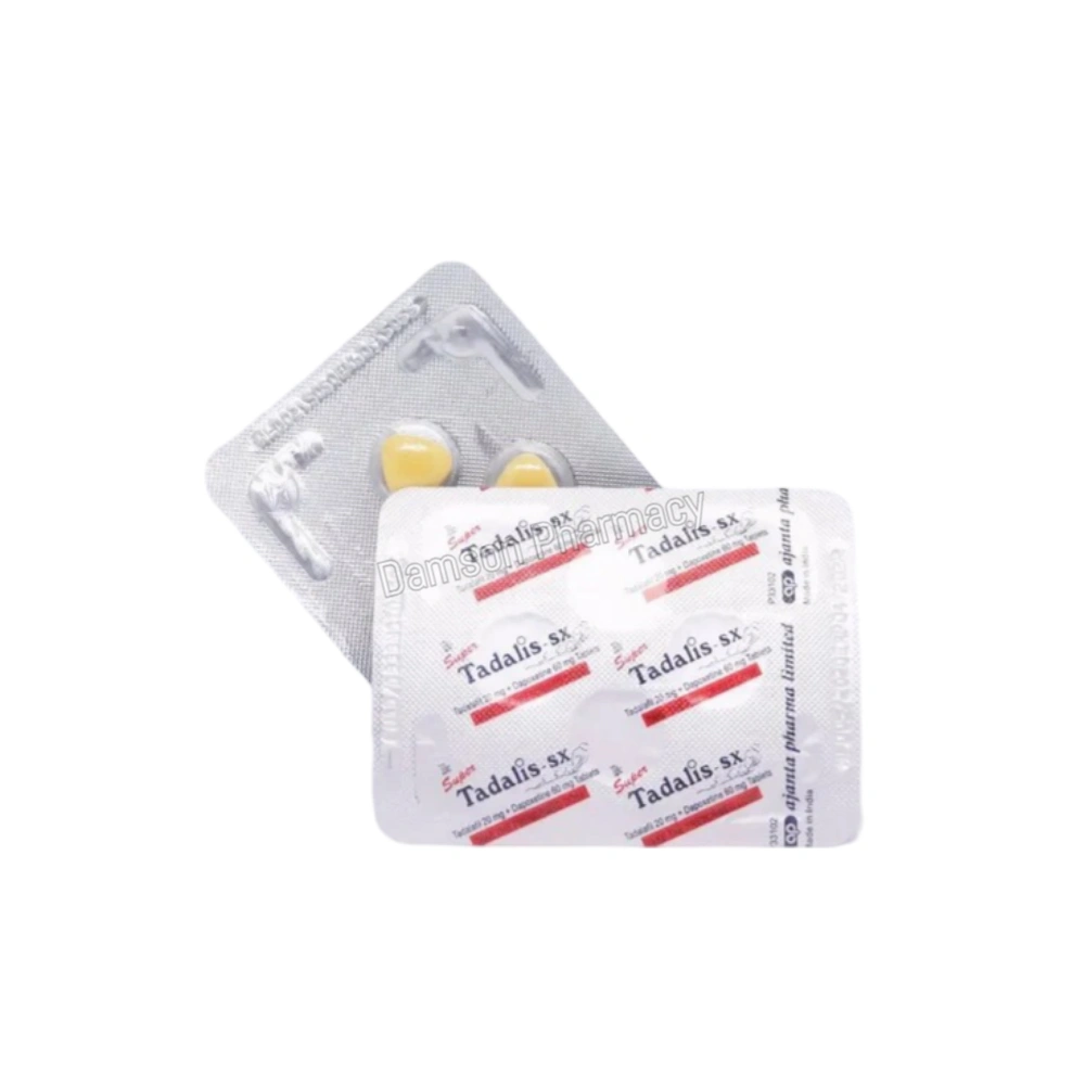 Super Tadalis-SX 80mg Tadalafil & Dapoxetine Tablets Super Tadalis-SX 80mg Tadalafil & Dapoxetine Tablets 2