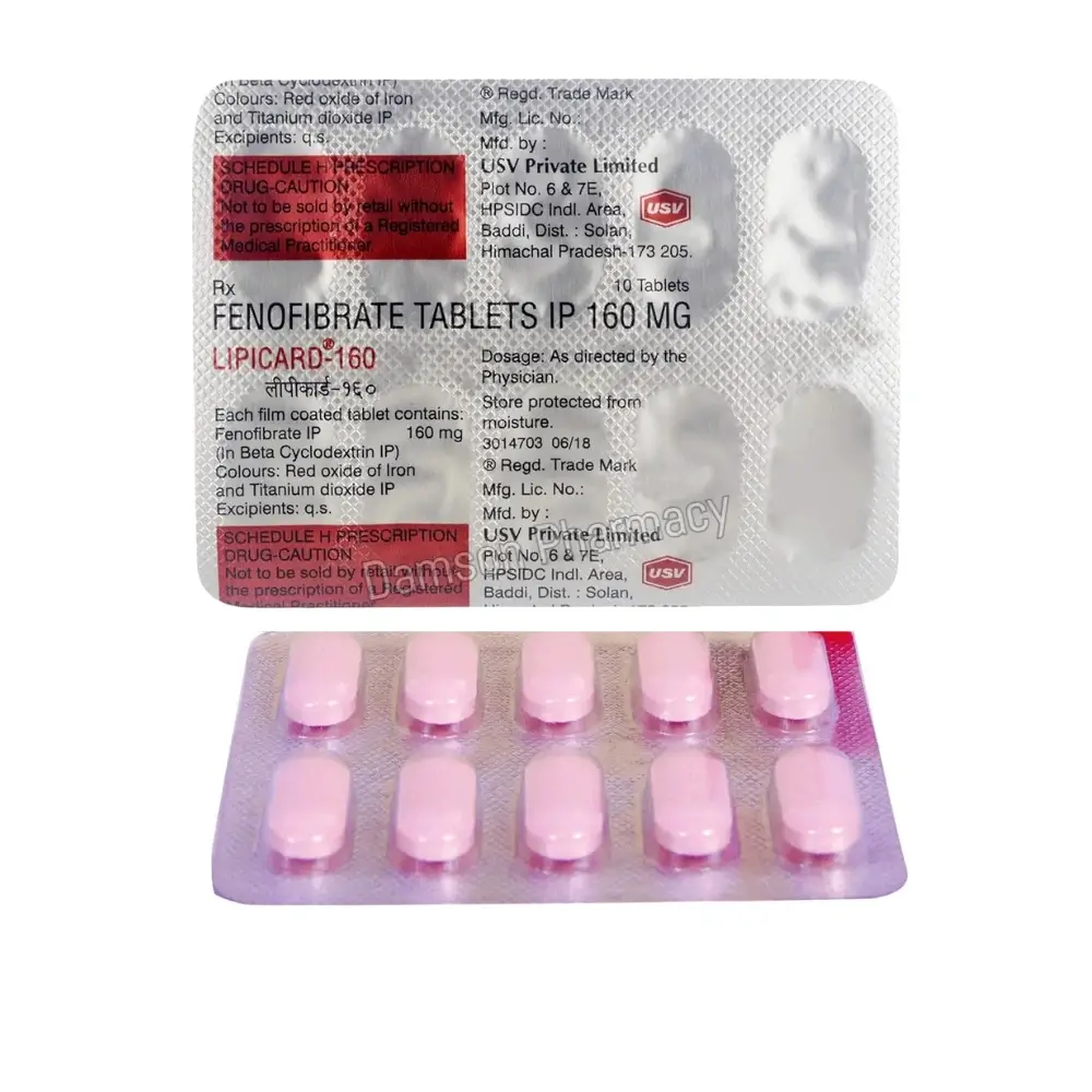 Lipicard 160mg Tablet Lipicard 160mg Tablet
