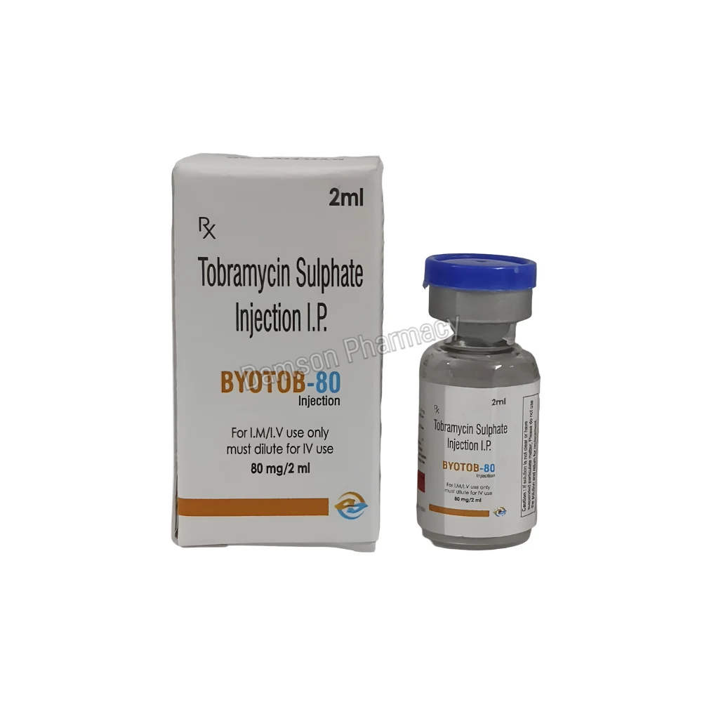 Byotob 80mg Injection Tobramycin Injection Tobramycin Injection