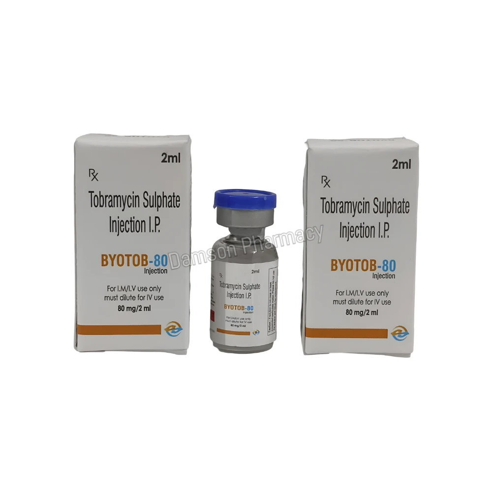 Byotob 80mg Injection Tobramycin Injection Tobramycin Injection