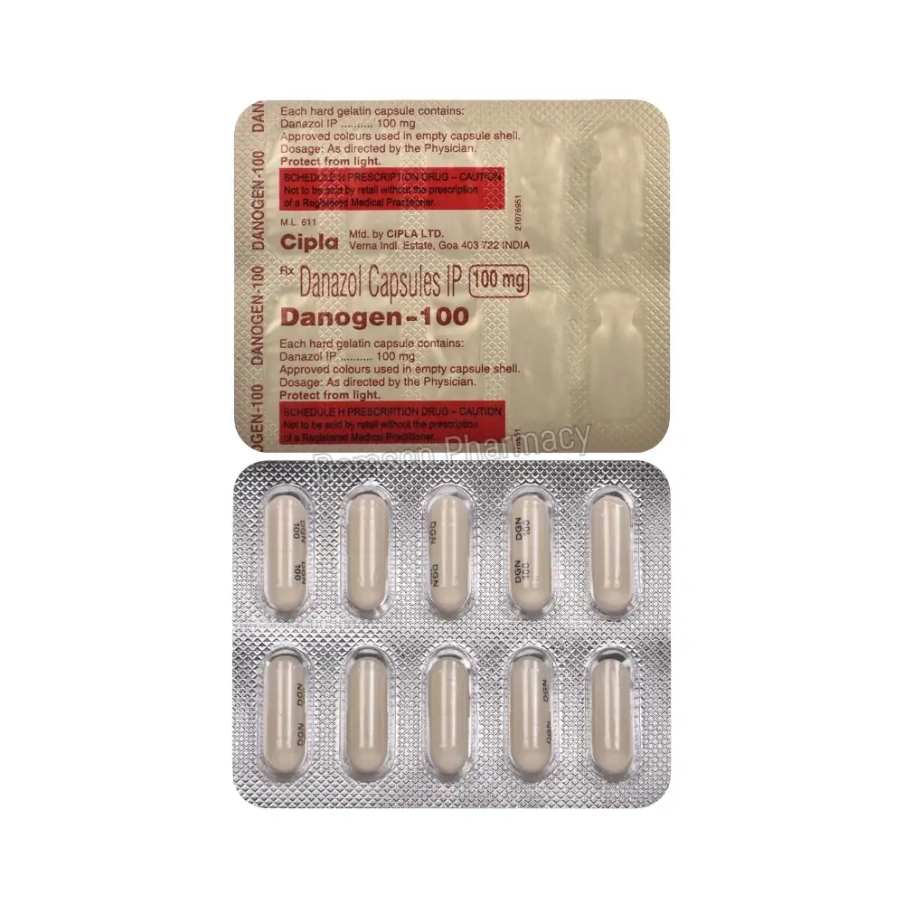 Danogen 100mg Capsule Danogen 100mg Capsule 2