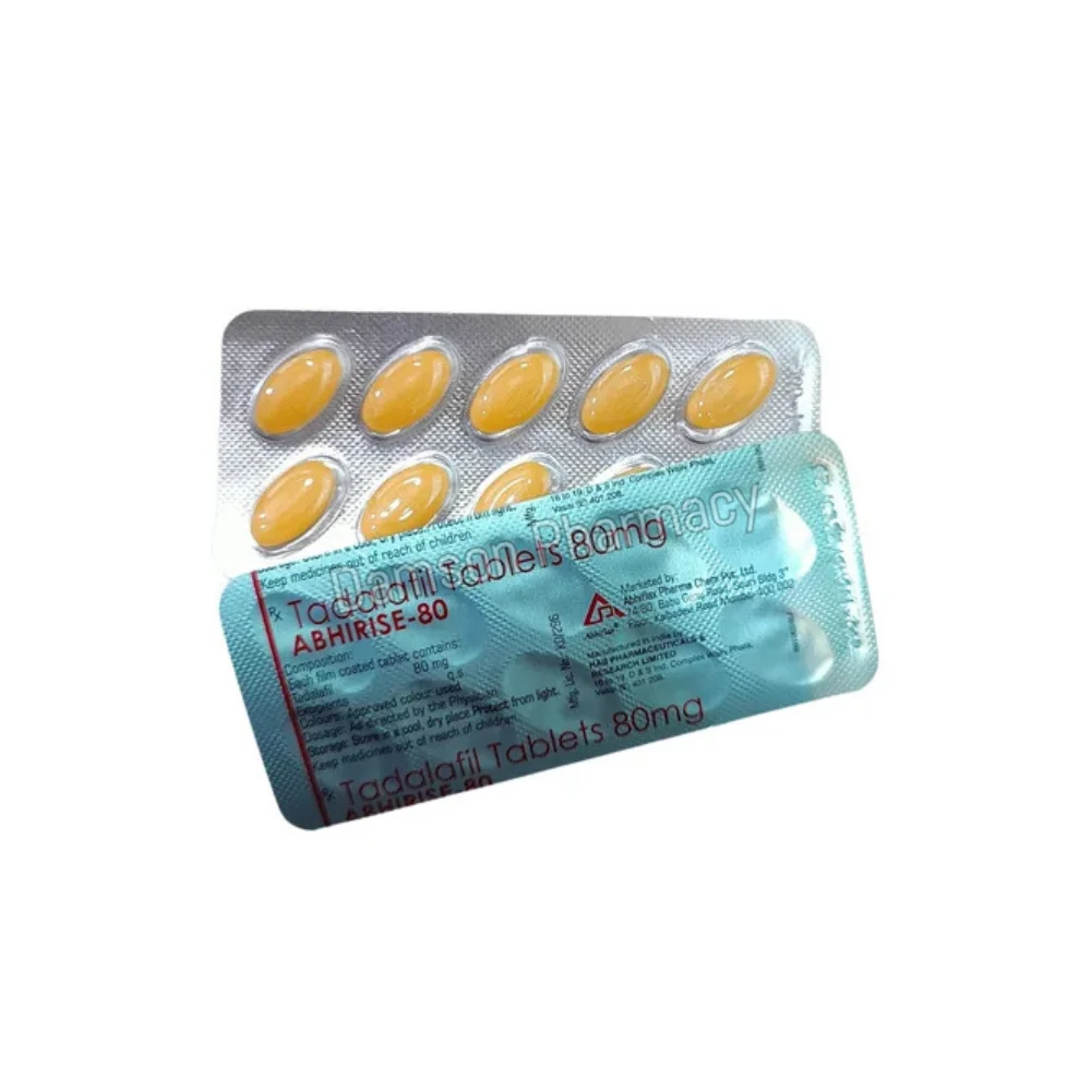 Abhirise 80mg Tadalafil Tablets Abhirise 80mg Tadalafil Tablets 1
