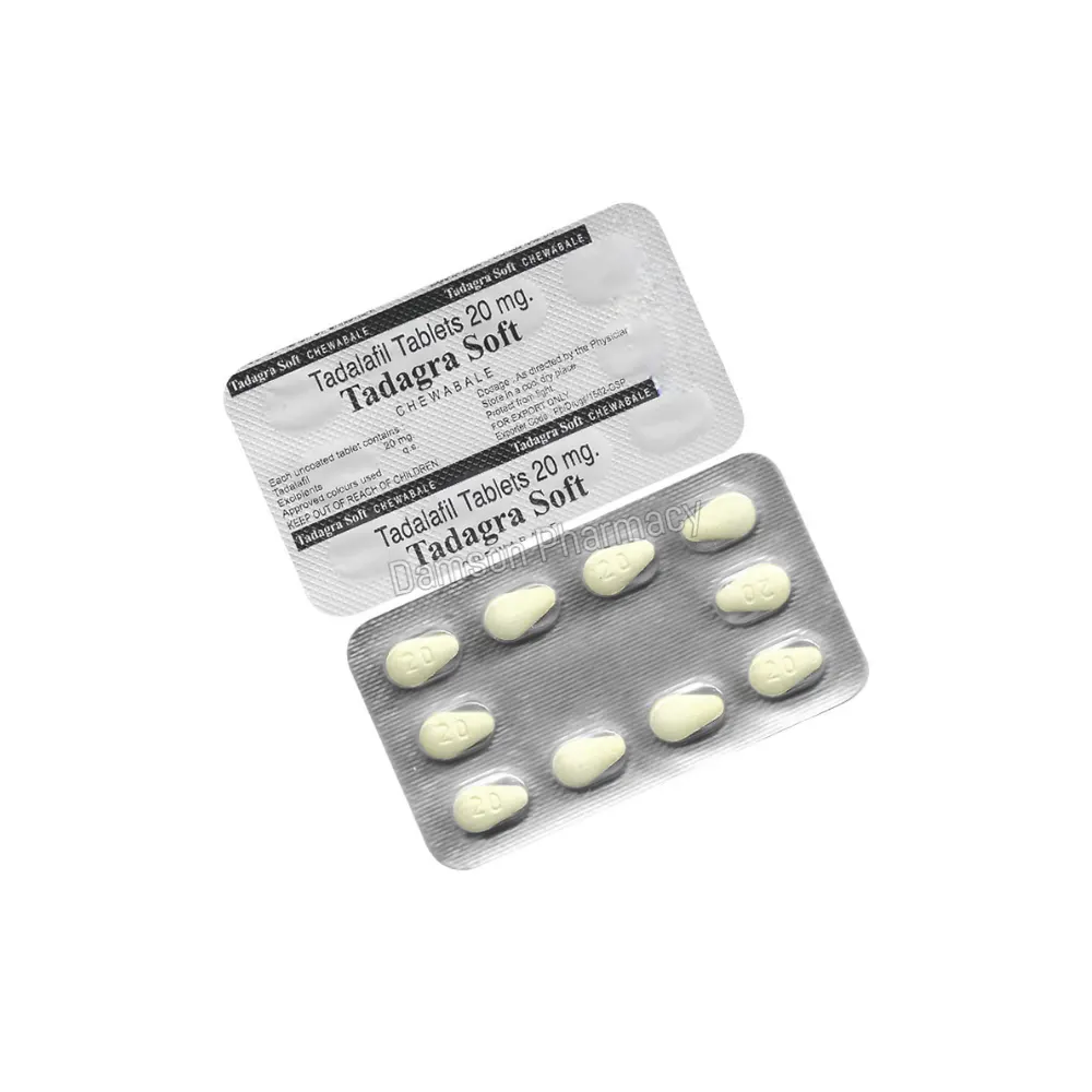 Tadagra Soft Chewable 20mg Tablets Tadagra Soft Chewable 20mg Tablets 1