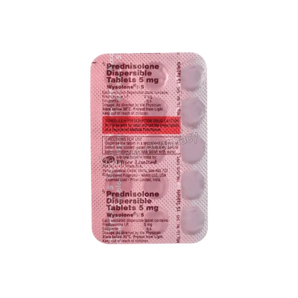Wysolone 5mg Prednisolone DT Tablets Wysolone 5mg Prednisolone DT Tablets