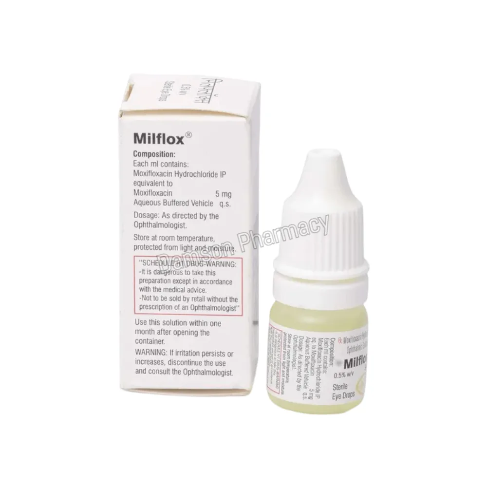 Milflox 0.5% Eye Drops 5ml Milflox 0.5 Eye Drops 5ml