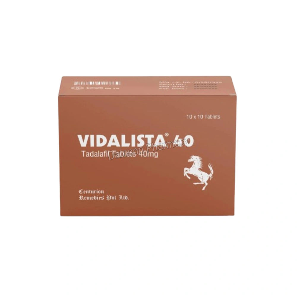 Vidalista 40mg Tadalafil Tablets Vidalista 40mg Tadalafil Tablet