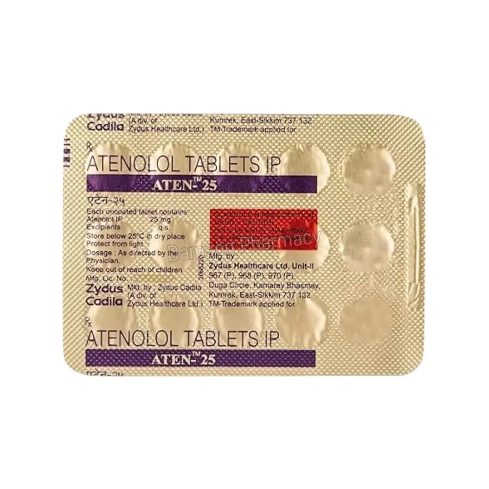 Aten 25mg Tablets Aten 25mg Tablets 1