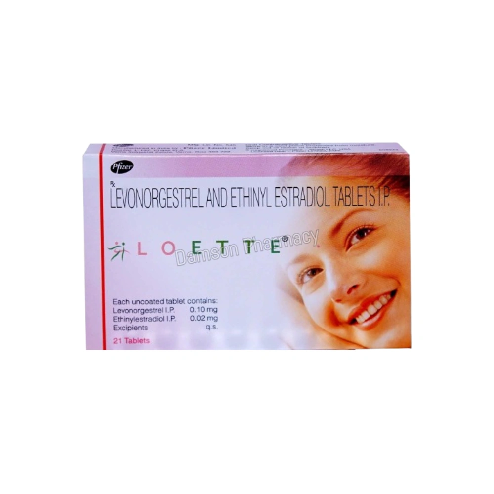 Loette 0.10 Mg + 0.02 Mg Tablets