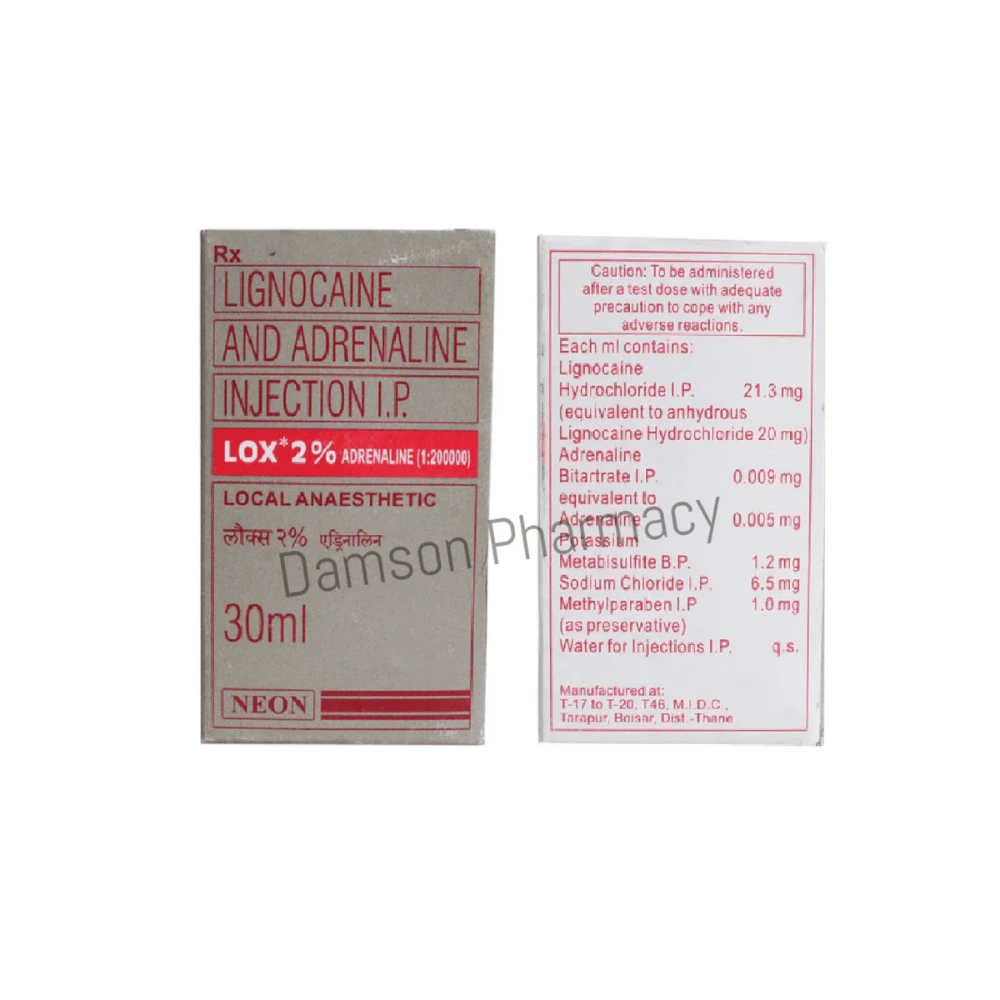 Lox 2% Adrenaline Injection Lox 2 Adrenaline Injection 1