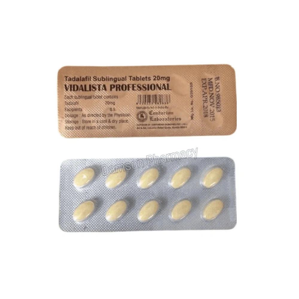 Vidalista Professional 20mg Tablets Vidalista Professional 20mg Tablets 3