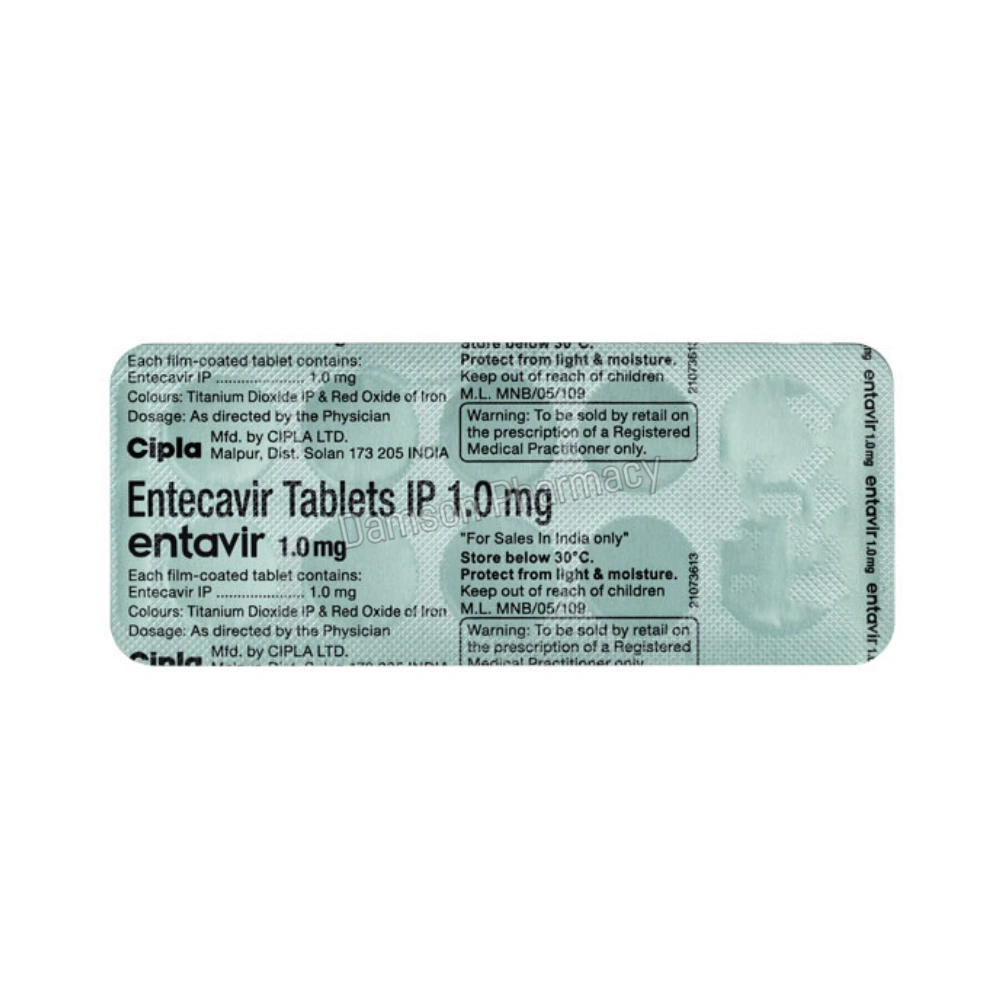 Entavir 1mg Tablet Entavir 1mg Tablet 1