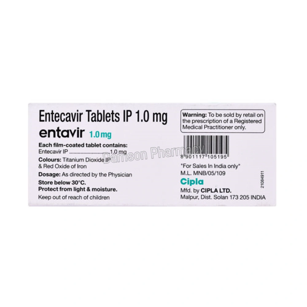 Entavir 1mg Tablet Entavir 1mg Tablet 3