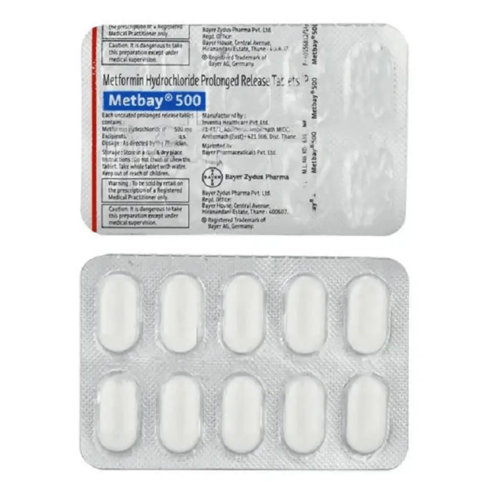 Metbay 500mg Tablet Metbay 500mg Tablets