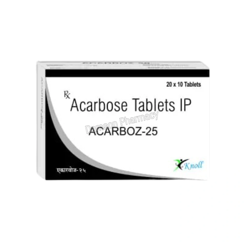 Acarboz 25mg Tablets Acarboz 25mg Tablet