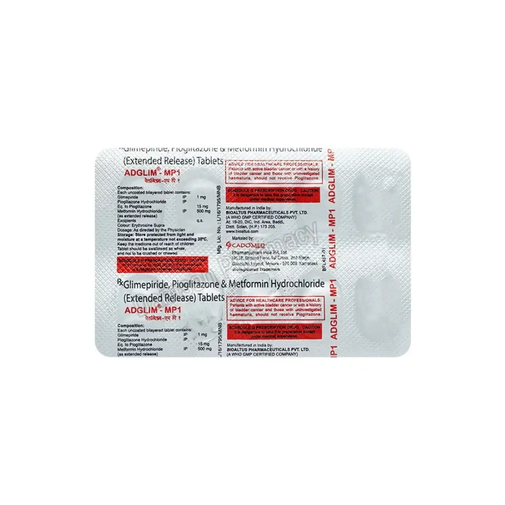 Adglim MP1 Tablet Adglim MP1 Tablet
