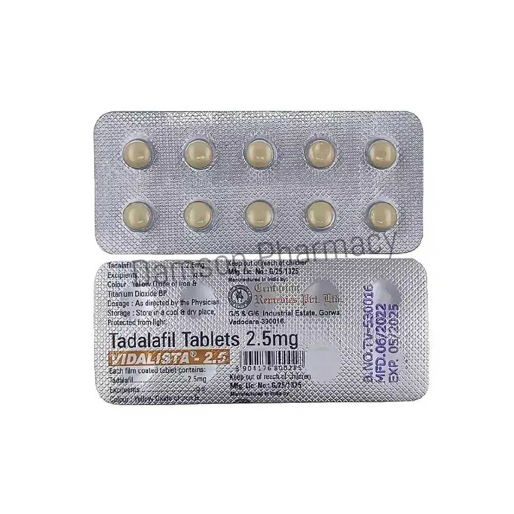 Vidalista 2.5mg Tablets Vidalista 2.5mg Tablets 2