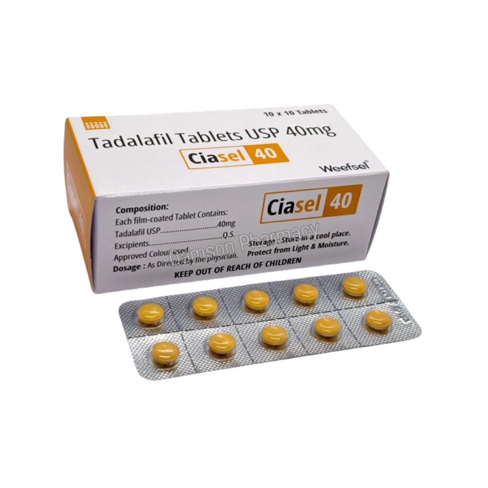 Ciasel 40mg Tadalafil Tablets Ciasel 40mg Tadalafil Tablets 1