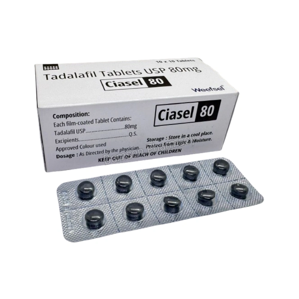 Ciasel 80mg Tadalafil Tablets Ciasel 80mg Tadalafil Tablets 1