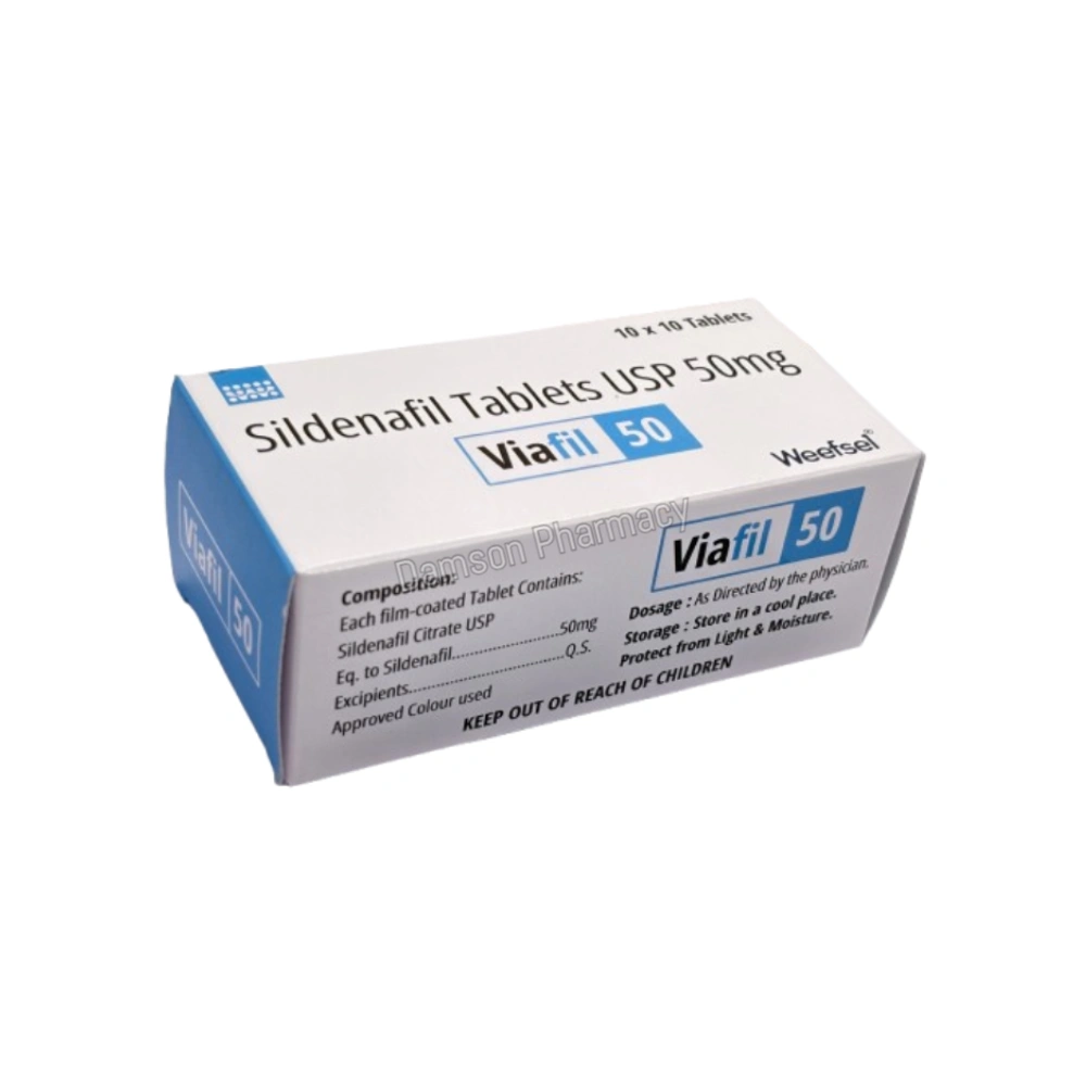 Viafil 50mg Sildenafil Tablets Viafil 50mg Sildenafil Tablets